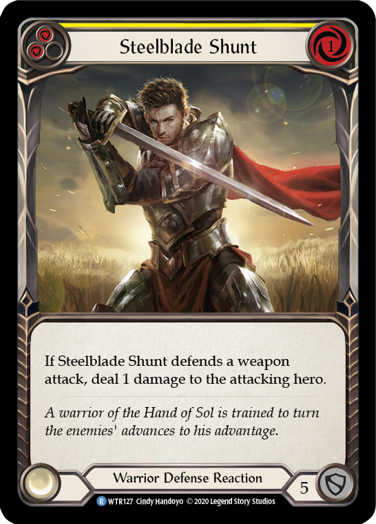 Steelblade Shunt (Yellow) (WTR127) [Welcome to Rathe]