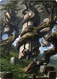 Forest Art Card (20/81) (20) [Art Series: Zendikar Rising]