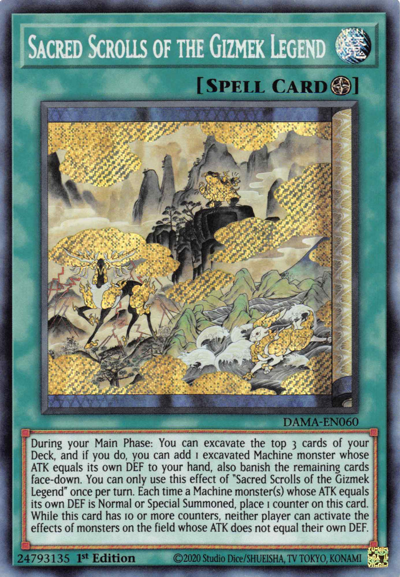 Sacred Scrolls of the Gizmek Legend (DAMA-EN060) [Dawn of Majesty]