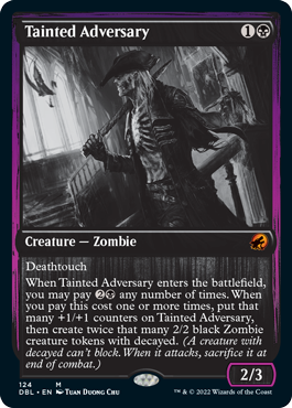 Tainted Adversary (124) [Innistrad: Double Feature]
