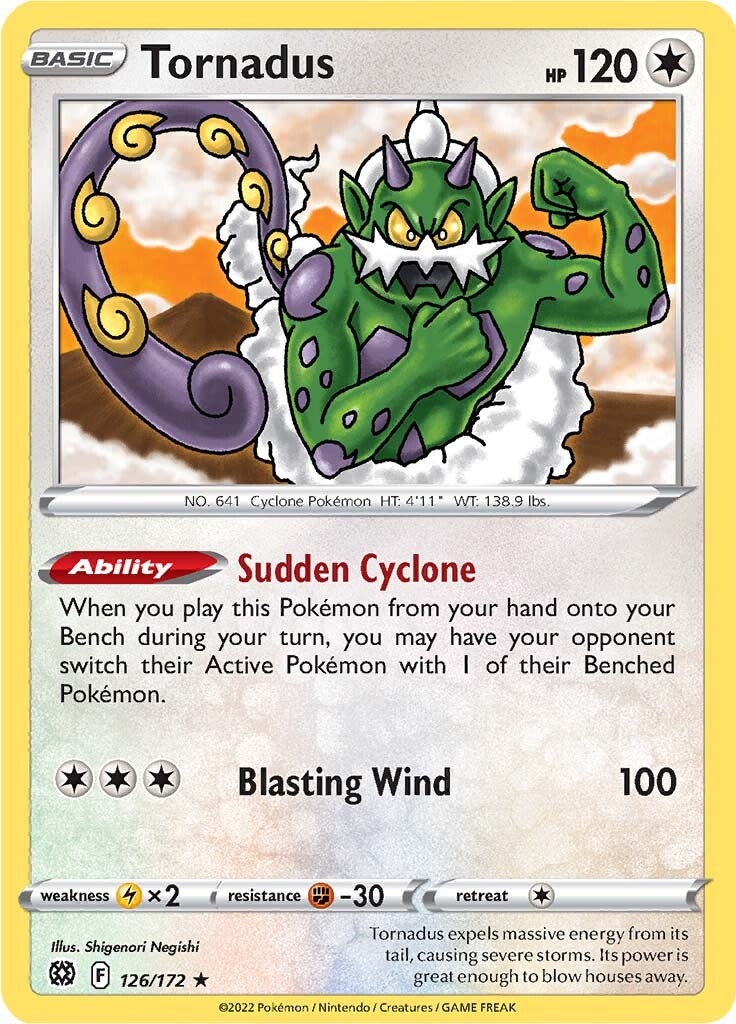 Tornadus (126/172) [SWSH09: Brilliant Stars]