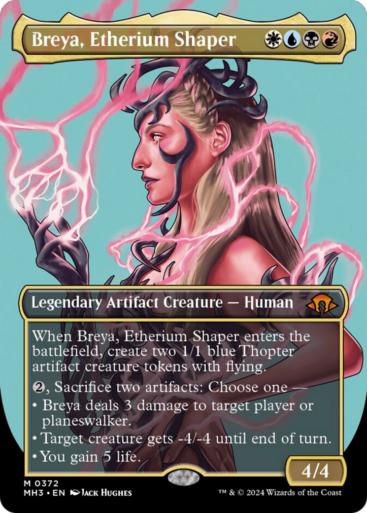 Breya, Etherium Shaper (Borderless) (372) [Modern Horizons 3]