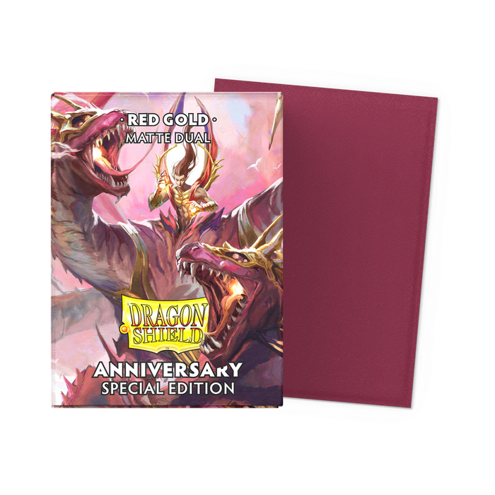 Dragon Shield: Standard 100ct Special Edition - Pomegranate & Gold