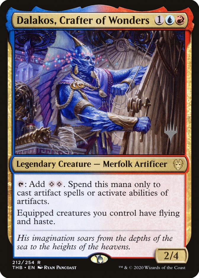 Dalakos, Crafter of Wonders (212) [Promo Pack: Theros Beyond Death]