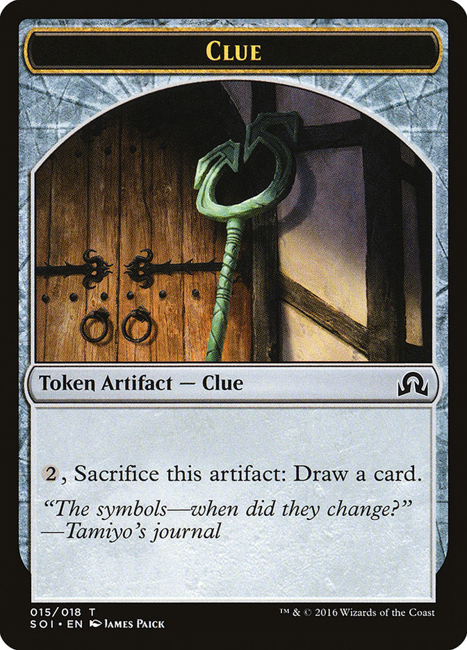 Clue Token (015) (15) [Shadows over Innistrad]