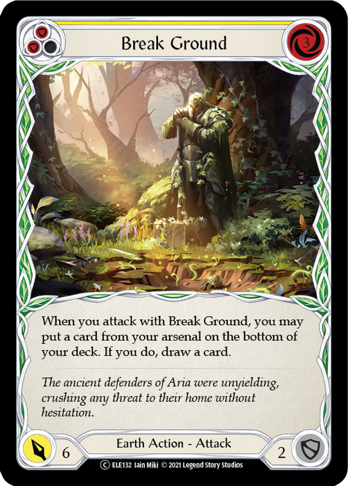 Break Ground (Yellow) [U-ELE132] (Tales of Aria Unlimited)  Unlimited Normal