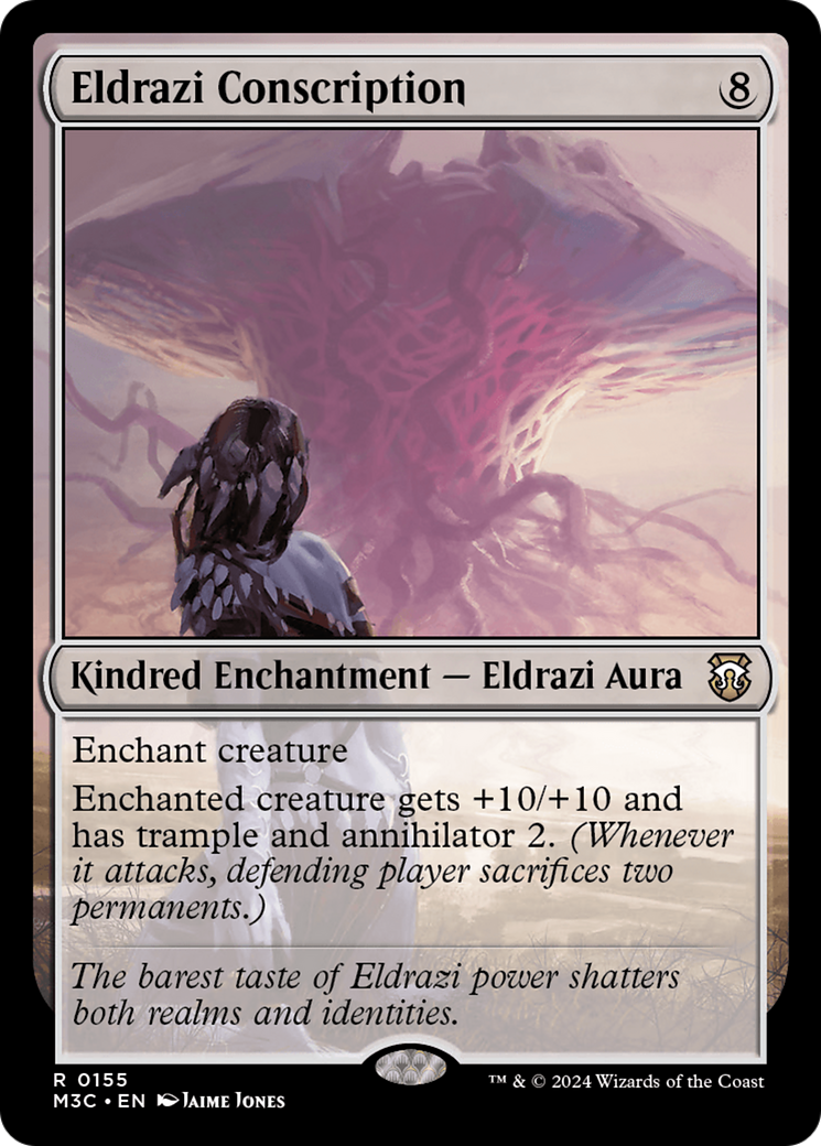 Eldrazi Conscription (Ripple Foil) (155) [Commander: Modern Horizons 3]