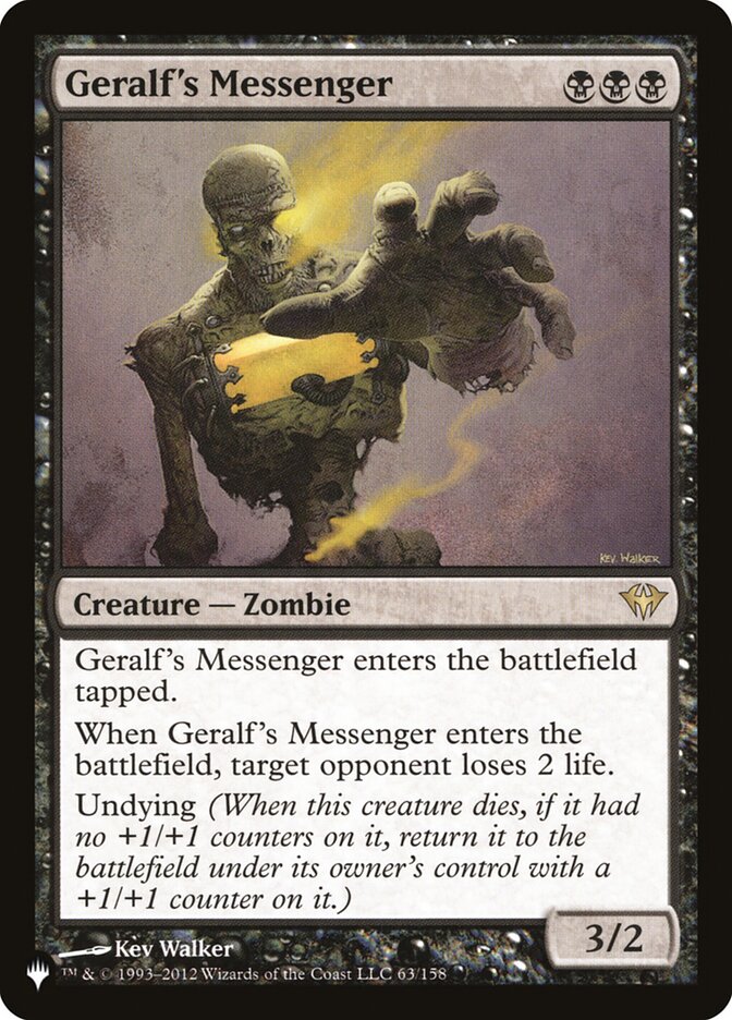 Geralf's Messenger (63/158) [The List Reprints]