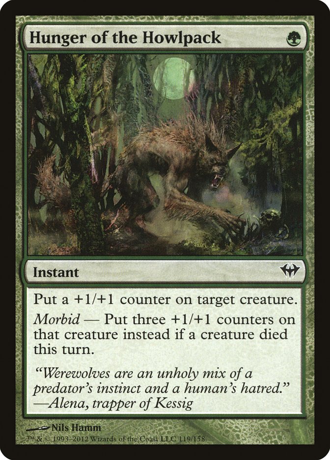Hunger of the Howlpack (119) [Dark Ascension]