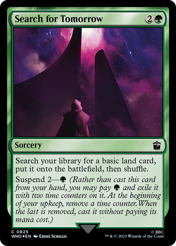 Search for Tomorrow (Surge Foil) (825) [Universes Beyond: Doctor Who]