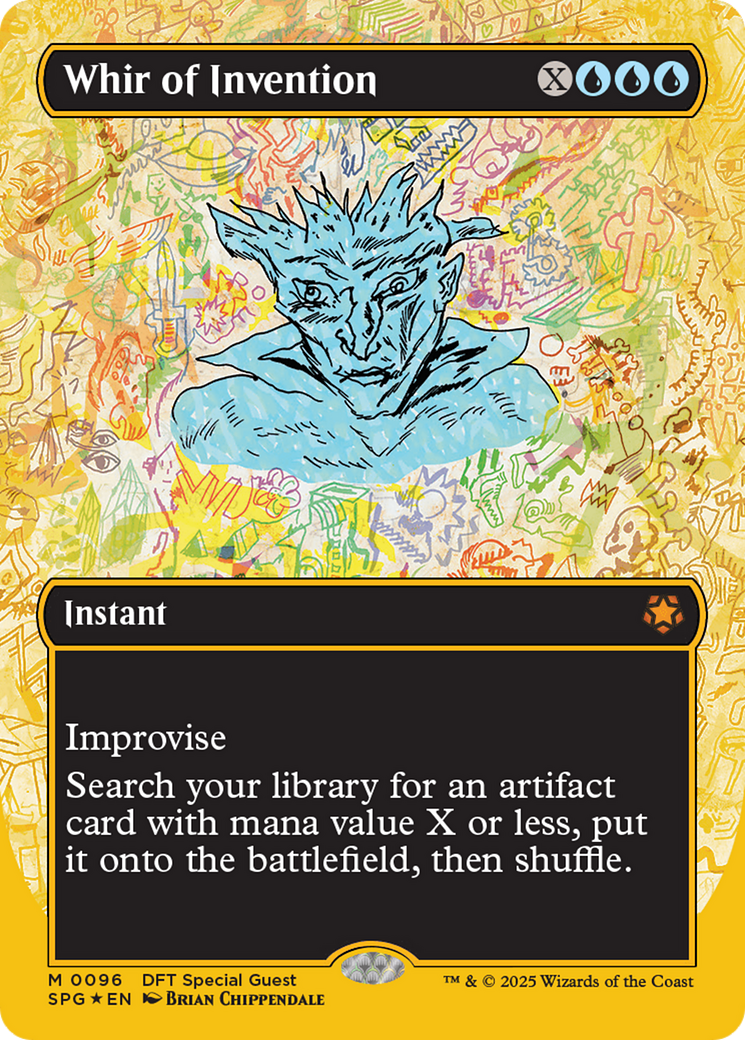 Whir of Invention (Borderless) (First-Place Foil) (96) [Special Guests]