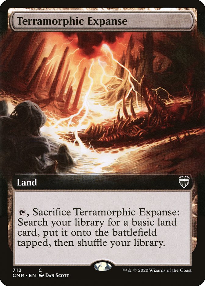 Terramorphic Expanse (Extended Art) (712) [Commander Legends]