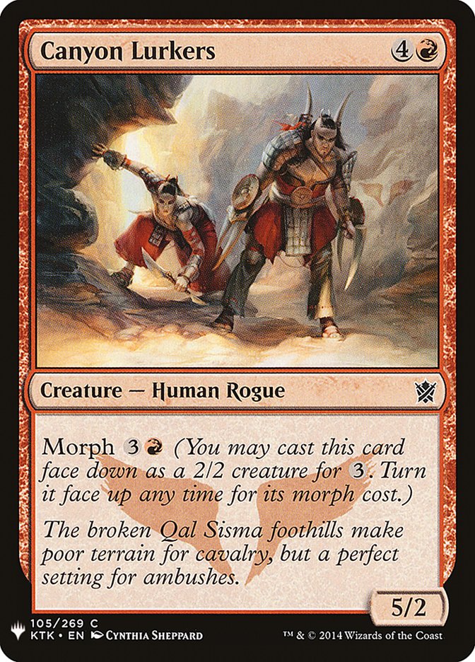 Canyon Lurkers (105) [The List Reprints]