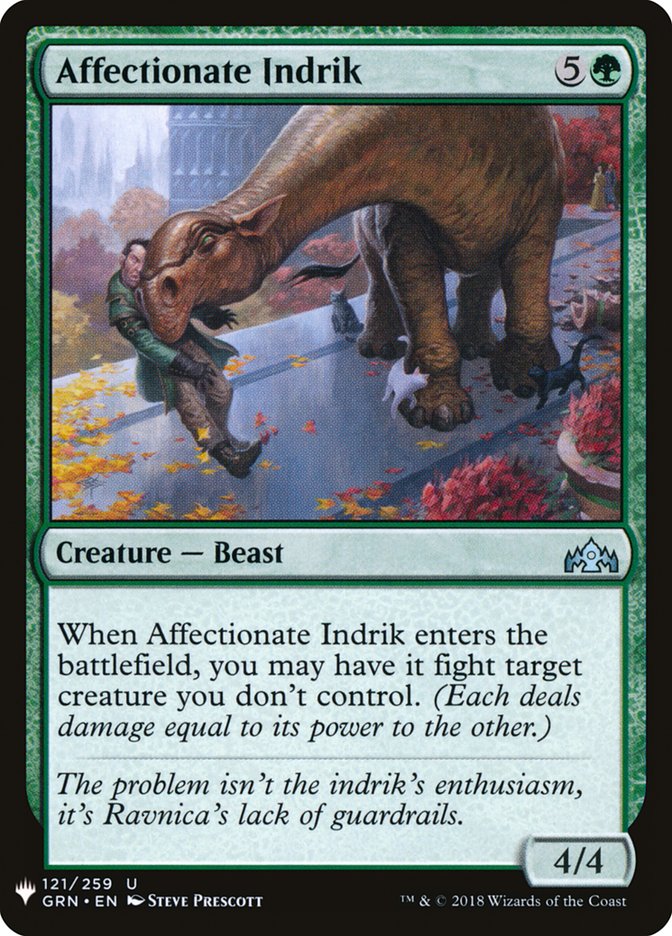 Affectionate Indrik (121) [The List Reprints]