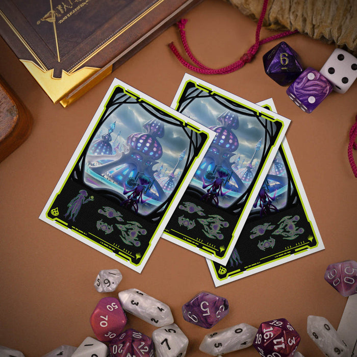 Ultra PRO: Edge of Eternities Titanic Godcore 105ct APEX Deck Protector Sleeves