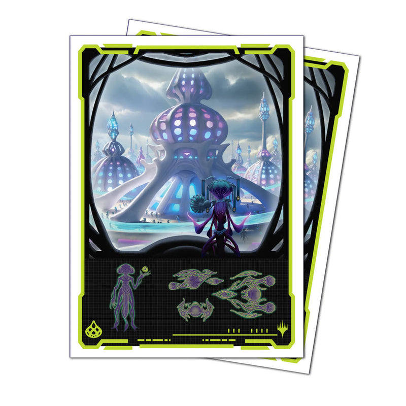 Ultra PRO: Edge of Eternities Titanic Godcore 105ct APEX Deck Protector Sleeves