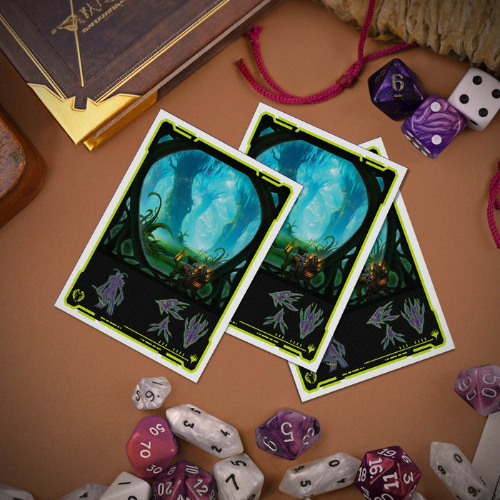 Ultra PRO: Edge of Eternities vendo, Waking Haven 105ct APEX Deck Protector Sleeves