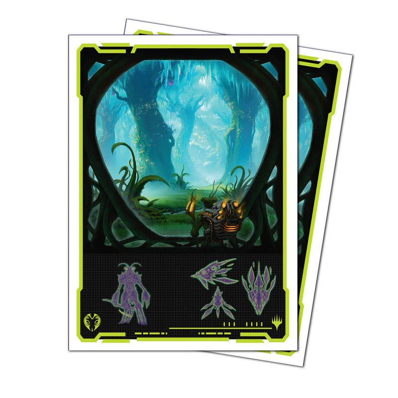 Ultra PRO: Edge of Eternities vendo, Waking Haven 105ct APEX Deck Protector Sleeves