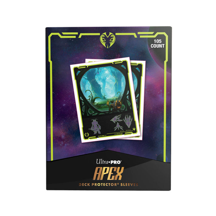 Ultra PRO: Edge of Eternities vendo, Waking Haven 105ct APEX Deck Protector Sleeves