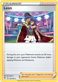 Leon (154/185) [SWSH04: Vivid Voltage]