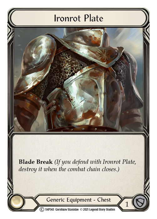 Ironrot Plate [1HP343] (History Pack 1)