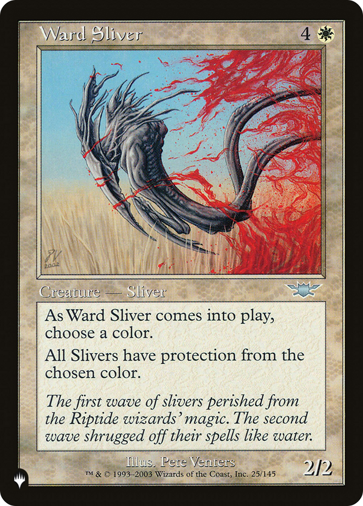 Ward Sliver (25/145) [The List Reprints]