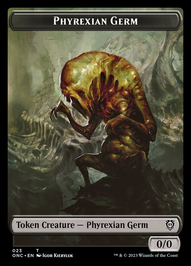 Phyrexian Mite (011) // Phyrexian Germ Double-sided Token (11 // 23) [Phyrexia: All Will Be One]