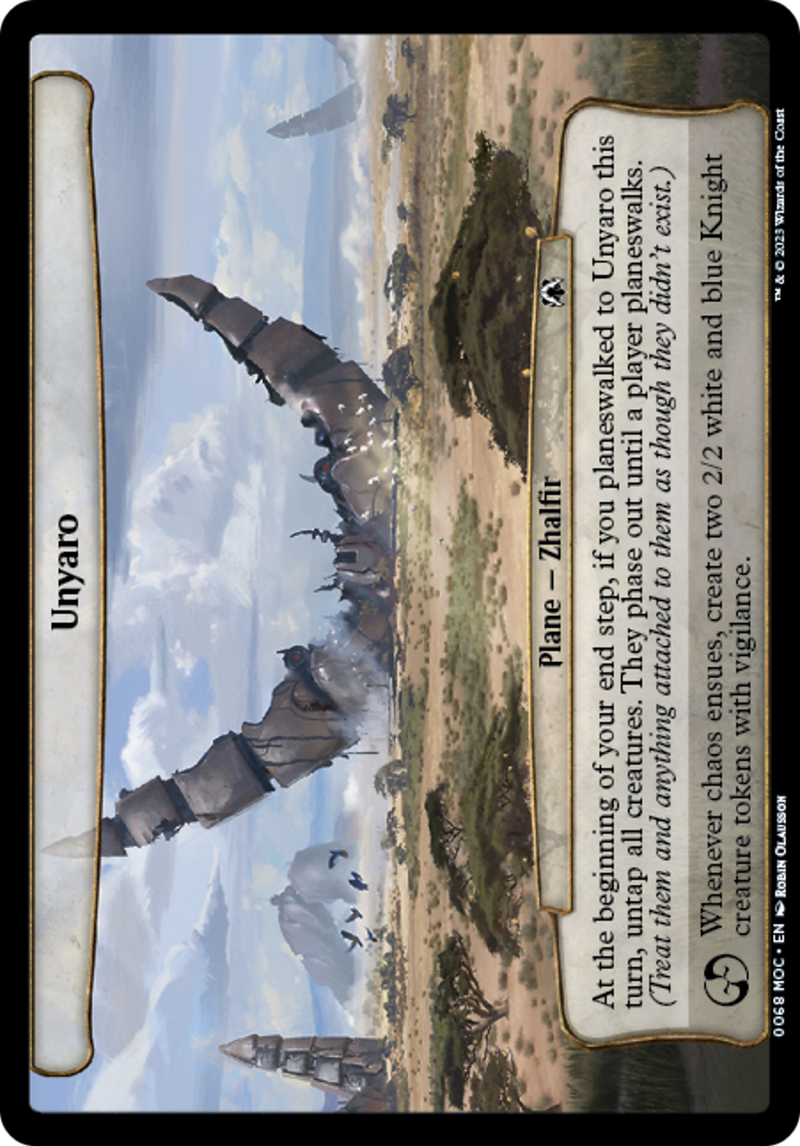 Unyaro (68) [Planechase: March of the Machine]