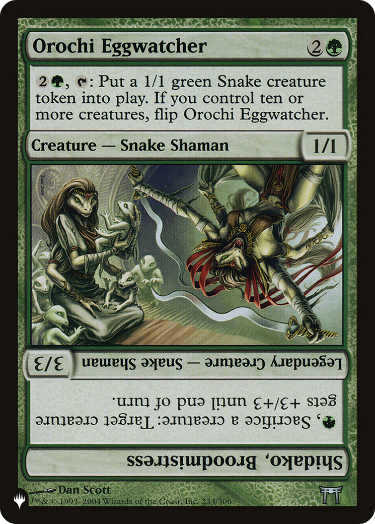 Orochi Eggwatcher // Shidako, Broodmistress (233/306) [The List Reprints]