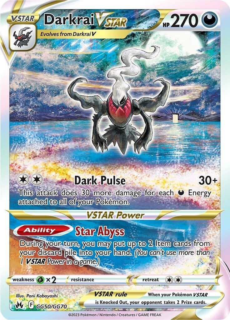 Darkrai VSTAR (GG50/GG70) [SWSH: Crown Zenith: Galarian Gallery]