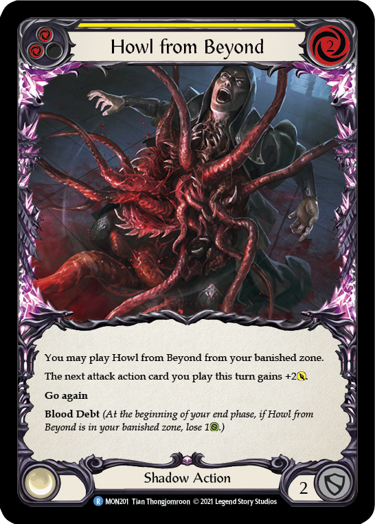 Howl from Beyond (Yellow) (MON201) [Monarch]