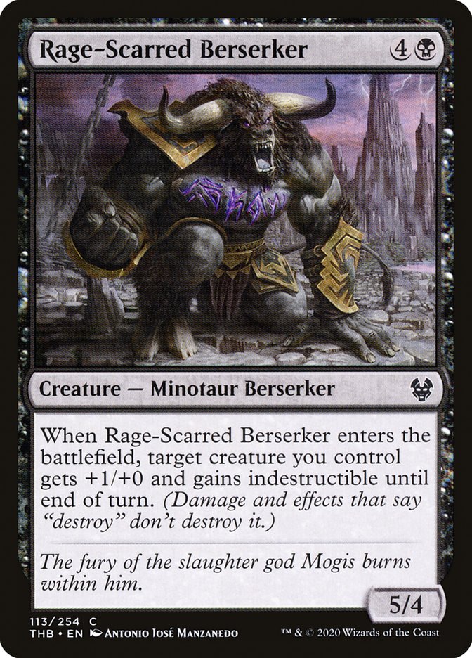 Rage-Scarred Berserker (113) [Theros Beyond Death]
