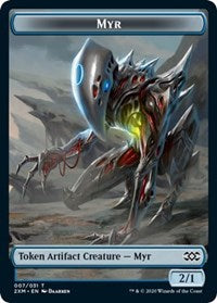 Myr (007) // Elf Warrior Double-Sided Token (7 // 21) [Double Masters]