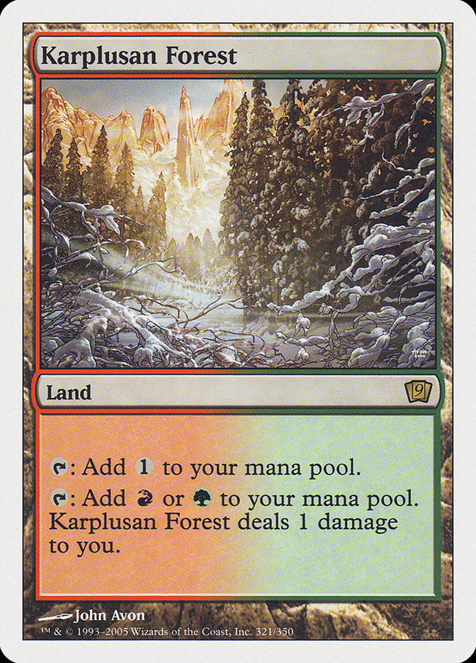 Karplusan Forest (321) [9th Edition]