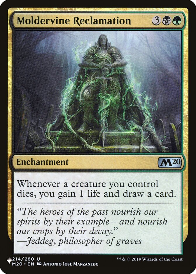 Moldervine Reclamation (214/280) [The List Reprints]