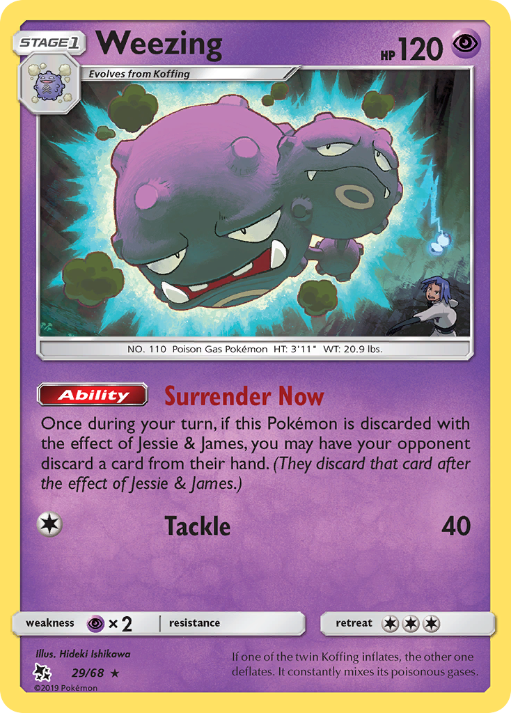 Weezing (29/68) [Hidden Fates]