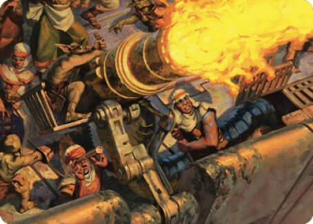Mana Cannons Art Card (36) [Art Series: Dominaria United]