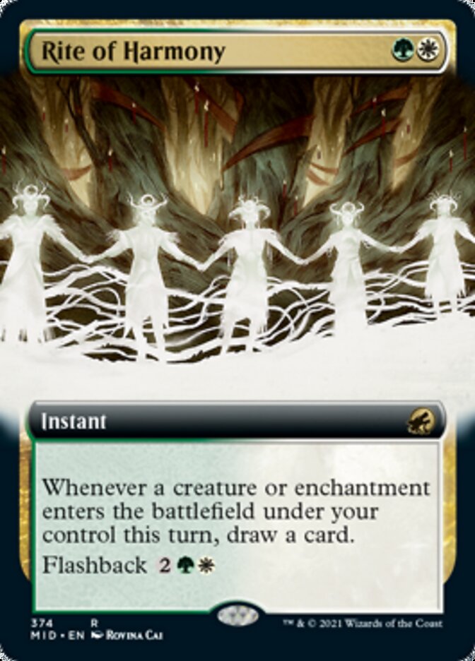 Rite of Harmony (Extended Art) (374) [Innistrad: Midnight Hunt]