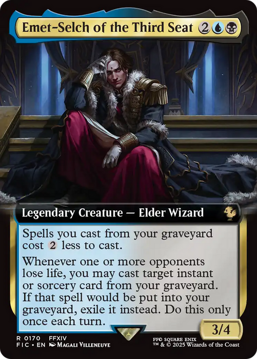 Emet-Selch of the Third Seat (Extended Art) [FINAL FANTASY Commander]