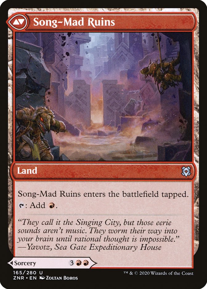 Song-Mad Treachery (165) [Zendikar Rising]