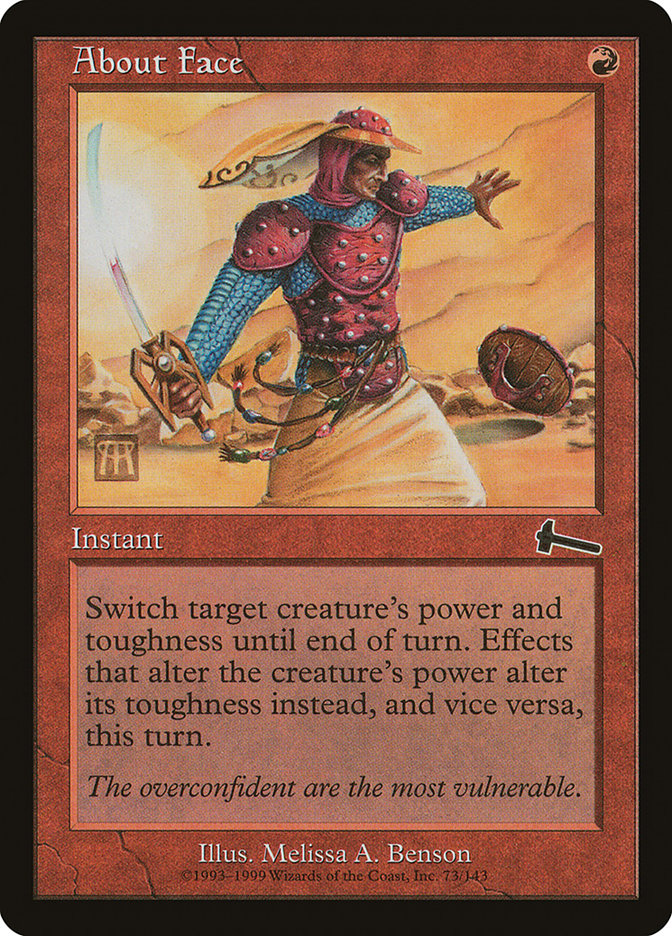 About Face (73) [Urza's Legacy]