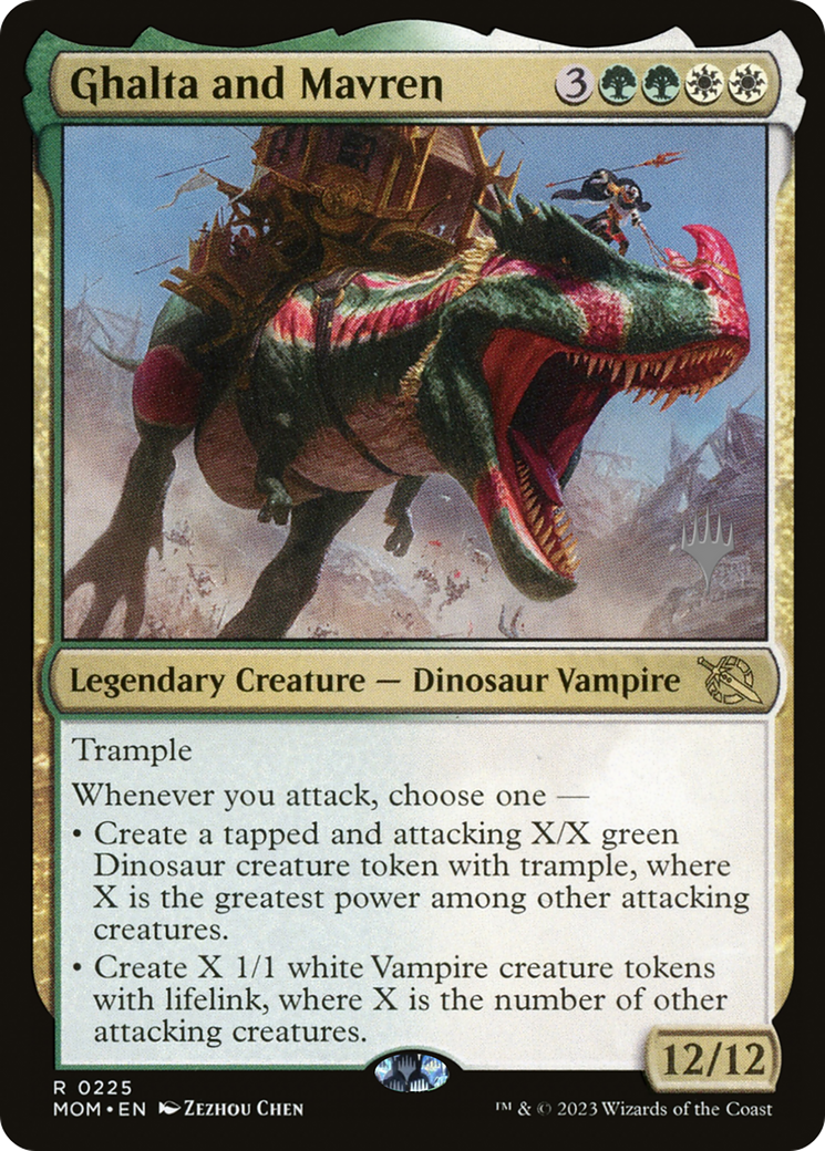 Ghalta and Mavren (225) [Promo Pack: March of the Machine]