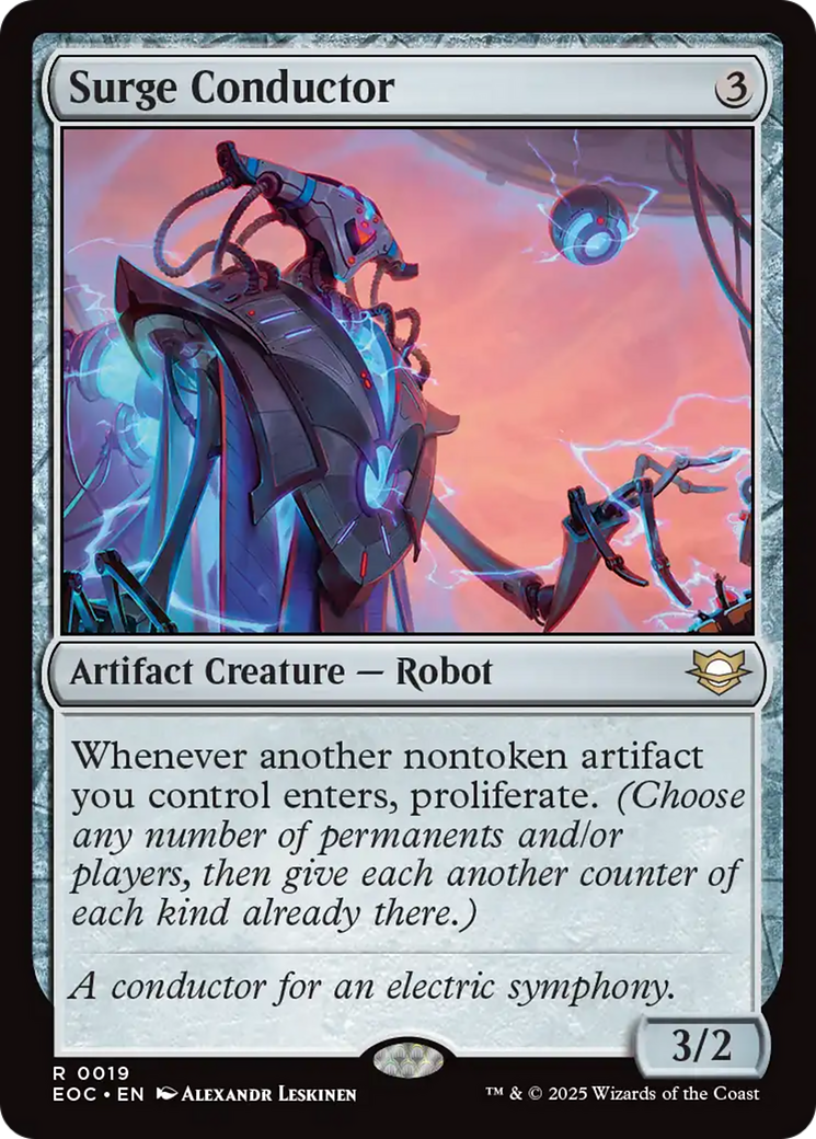Surge Conductor (19) [Commander: Edge of Eternities]
