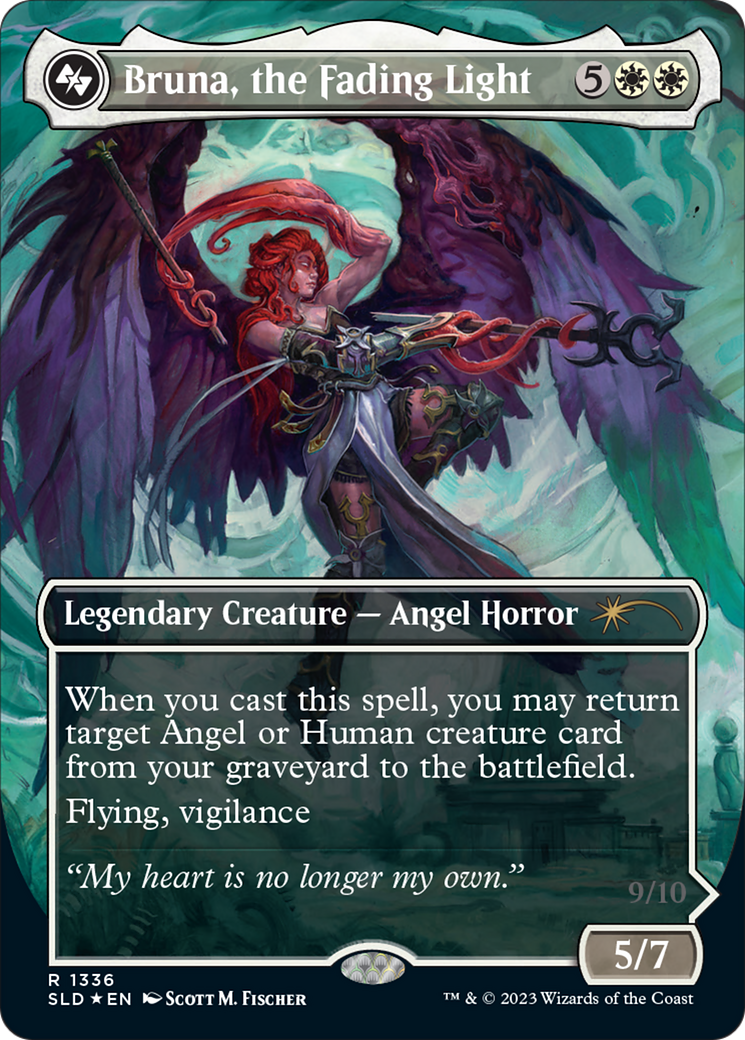 Bruna, the Fading Light (Display Commander) - Thick Stock (1388) [Secret Lair Drop Series]