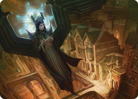 Angelic Sleuth Art Card (48) [Art Series: Streets of New Capenna]