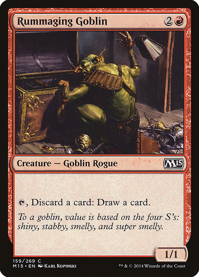 Rummaging Goblin (159) [Magic 2015 (M15)]