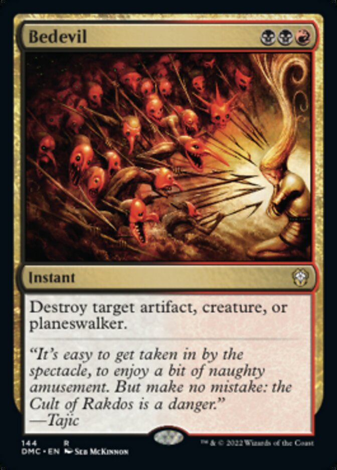 Bedevil (144) [Commander: Dominaria United]
