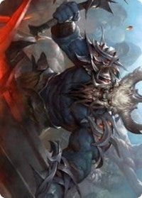 Frenzied Raider Art Card (34) [Art Series: Kaldheim]