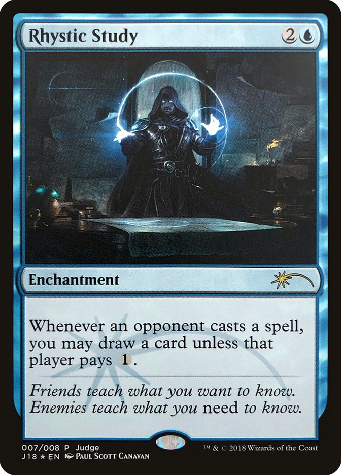 Rhystic Study (7) [Judge Promos]