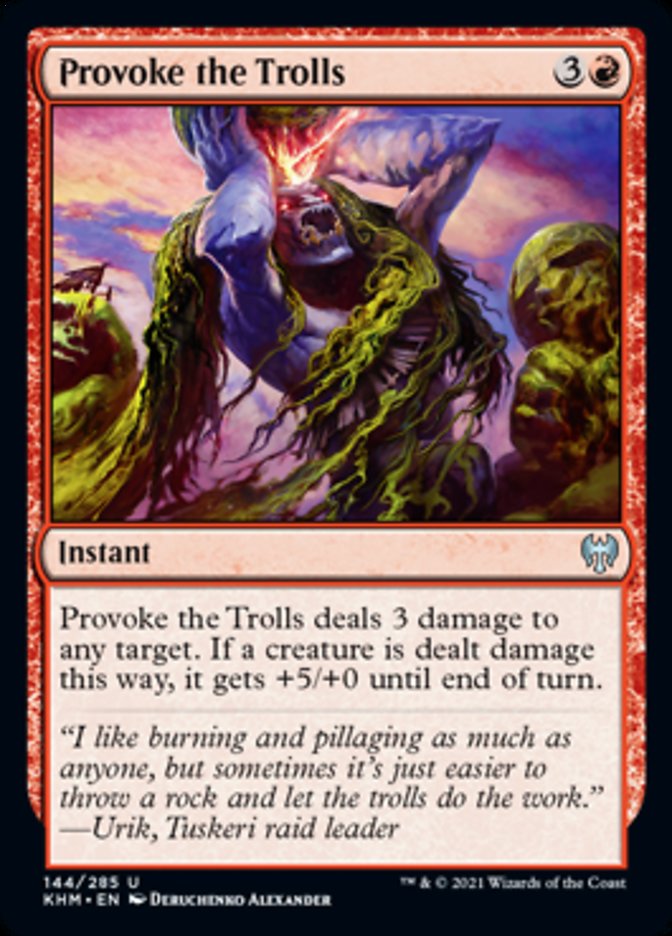 Provoke the Trolls (144) [Kaldheim]